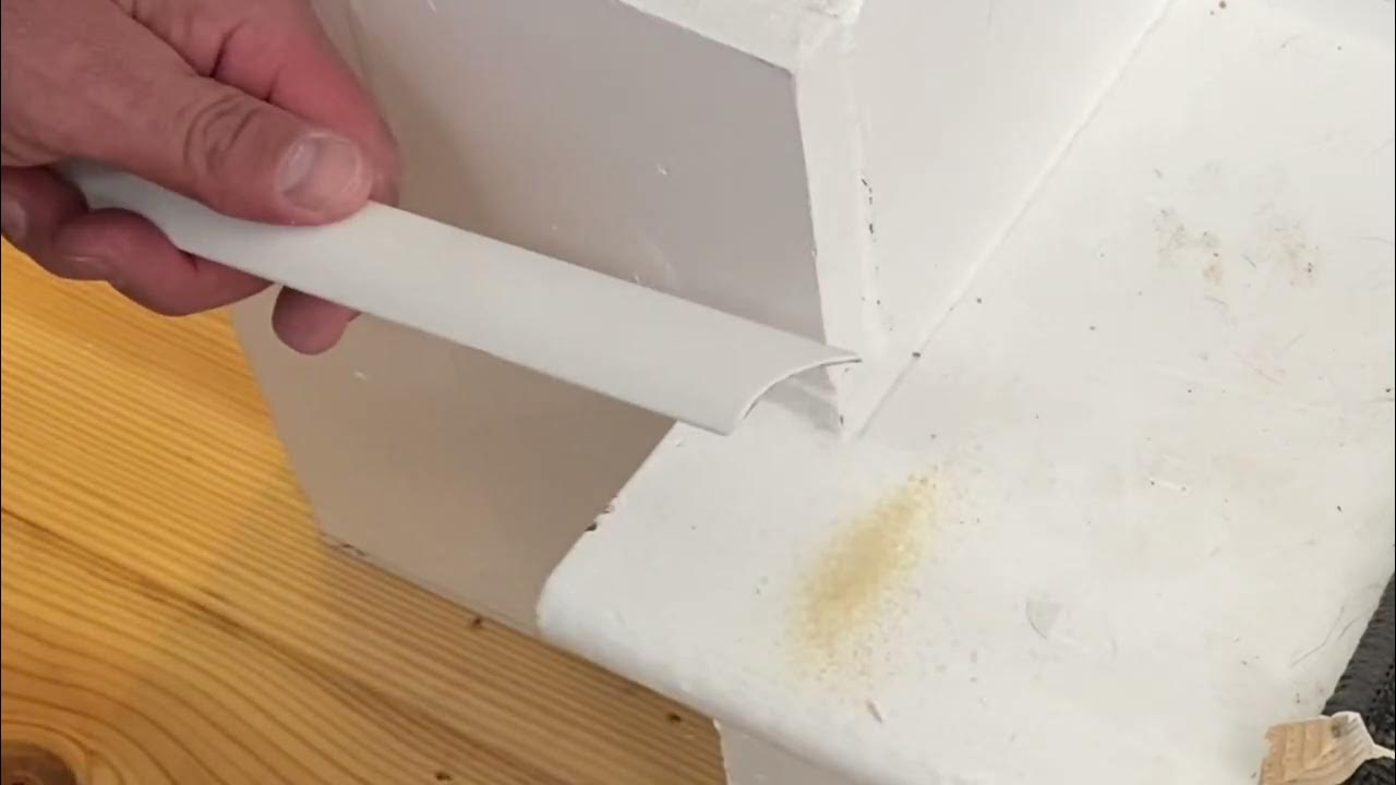 How to use a coping saw to cut quarter round. YouTube