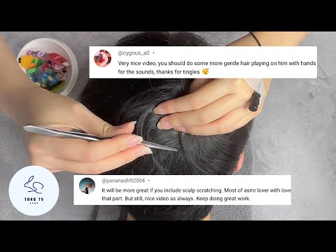 ASMR || Real Person Scalp Exam and Treatment