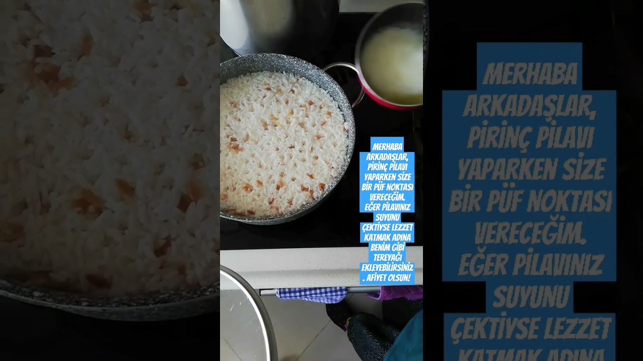 Pirinç pilavı yaparken dikkat! #yemektarifleri pirinçpilavı # #yemektarifi #abendessen Pirinç pilavı yaparken dikkat! #yemektarifleri pirinçpilavı # #yemektarifi #abendessen