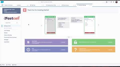 Fastcall Phone Numbers and Inbound Call Routing in Salesforce