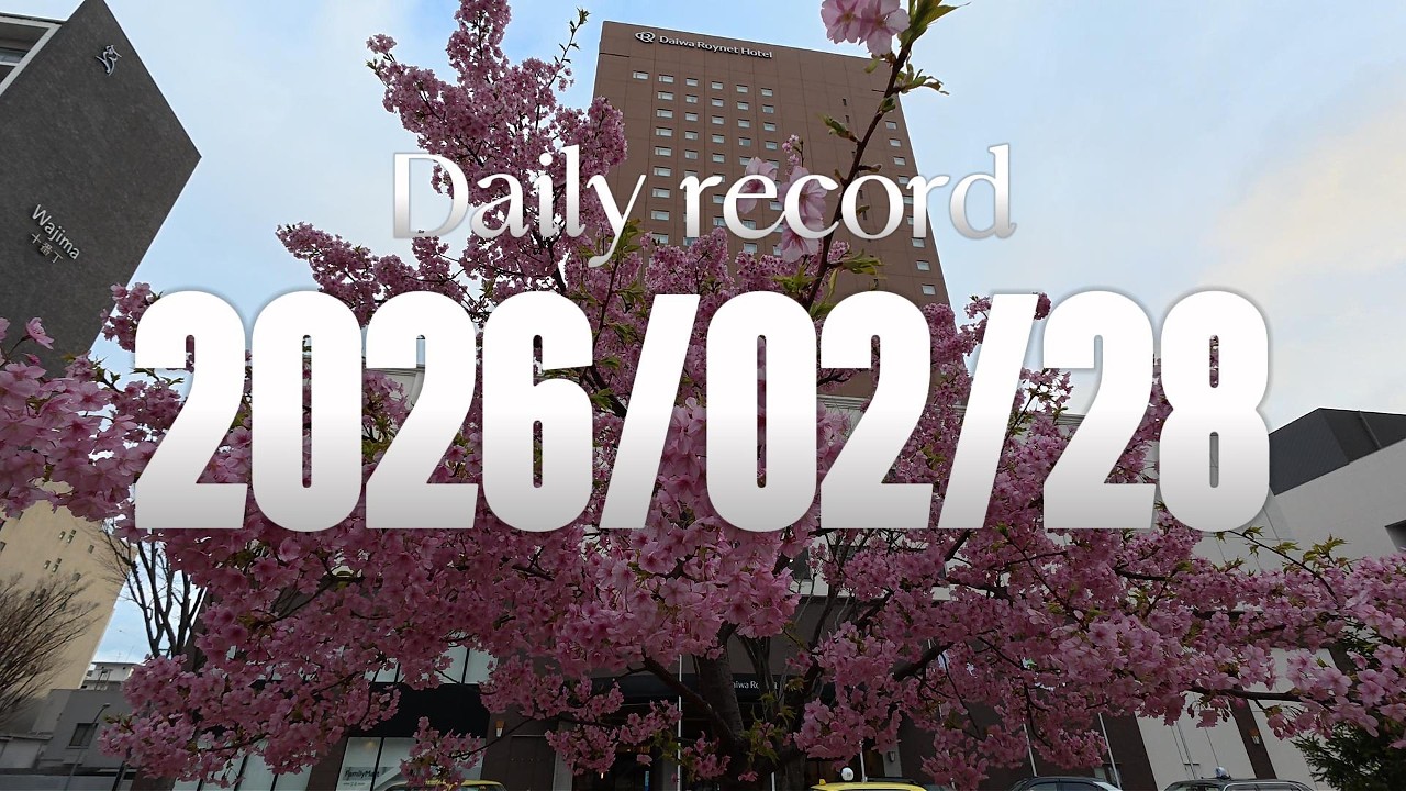 【日記】2026年2月28日（土曜日）★散歩（和歌山市/ウォーキング/BGMなし/倍速なし）★ドライブ（車載動画/wakayama/BGMなし/倍速なし）【桜】