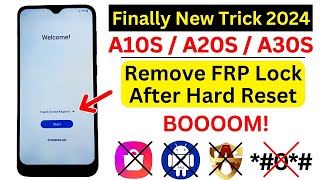 WITHOUT PC✅ Finally Samsung A10s/A20s/A30s FRP Bypass 2024 Unlock - Google Account Remove - No *#0*#