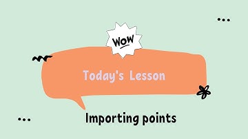 AUTOCAD CIVIL 3D TUTORIAL: IMPORTING POINTS FROM CSV FORMAT FILE