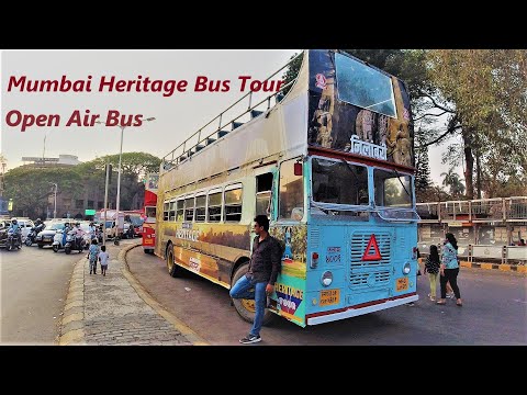 Mumbai Heritage Bus Tour | Mumbai Darshan Vlog | Mumbai Open Bus Tour Mumbai City Tour| Double Deck