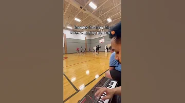 He Plays NBA Arena Sound Effects While They Play Pickup Shorts 
