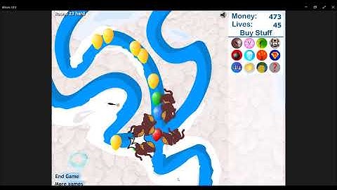 Dart Monkey Towers Only (Track 4, Hard, Bloons Tower Defense 3 Challenge)