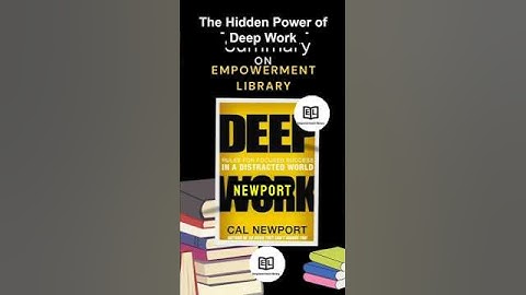 Stop Wasting Time! Learn Deep Focus with Deep Work by Cal Newport #productivity #lifelessons #books