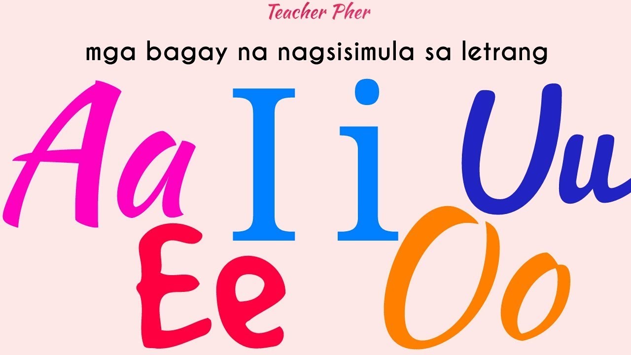 Aa Mga Bagay Na Nagsisimula Sa Titik Aa Tutorial 50 Mga Hakbang Sa