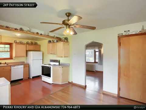 249 Pattison Street, Evans City, PA home video tour