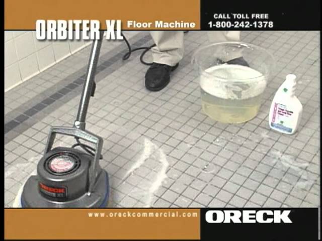 Oreck Commercial Orbiter Floor Machine, Ceramic Tile Floor Grout Cleaner Machine