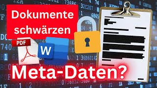 Pdf Word Dokumente Richtig Anonymisieren - So Bleiben Deine Daten Wirklich Geheim