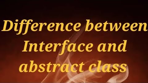 Difference between Interface & abstract class @javasip-official#java #interview #abstractclass #interface