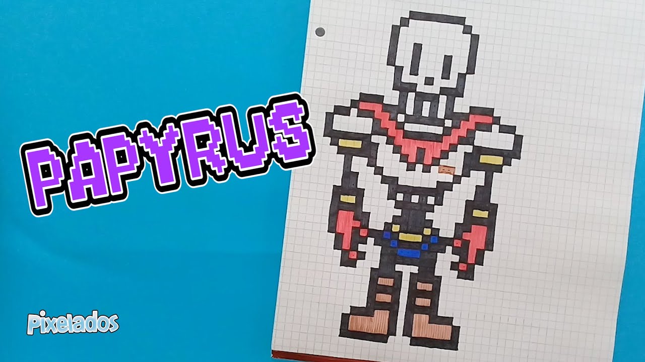 Papyrus and Sans Pixel Art