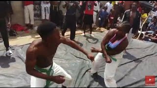 Mulher vs Homen- LUTA INCRÍVEL / Angolan Fighters- Jiu Jistu Tradicional Bison