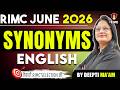 RIMC Exam English | SYNONYMS | RIMC Online Coaching 2026 | Deepti Mam