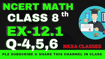 Ex-12.1 Q-4,5,6 | Chapter 12 | Exponents and Powers | Class 8th NCERT Math |