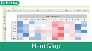 Create A Heat Map Using Conditional Formatting In Excel – Powerful Data Visualisation Tool