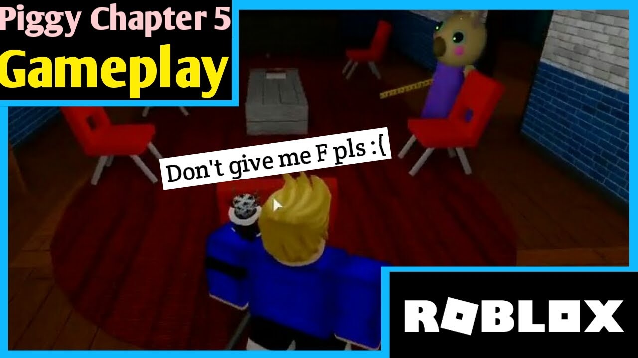 The Teacher Is Trying To Give Me An F Roblox Piggy Chapter 5 - dioface roblox