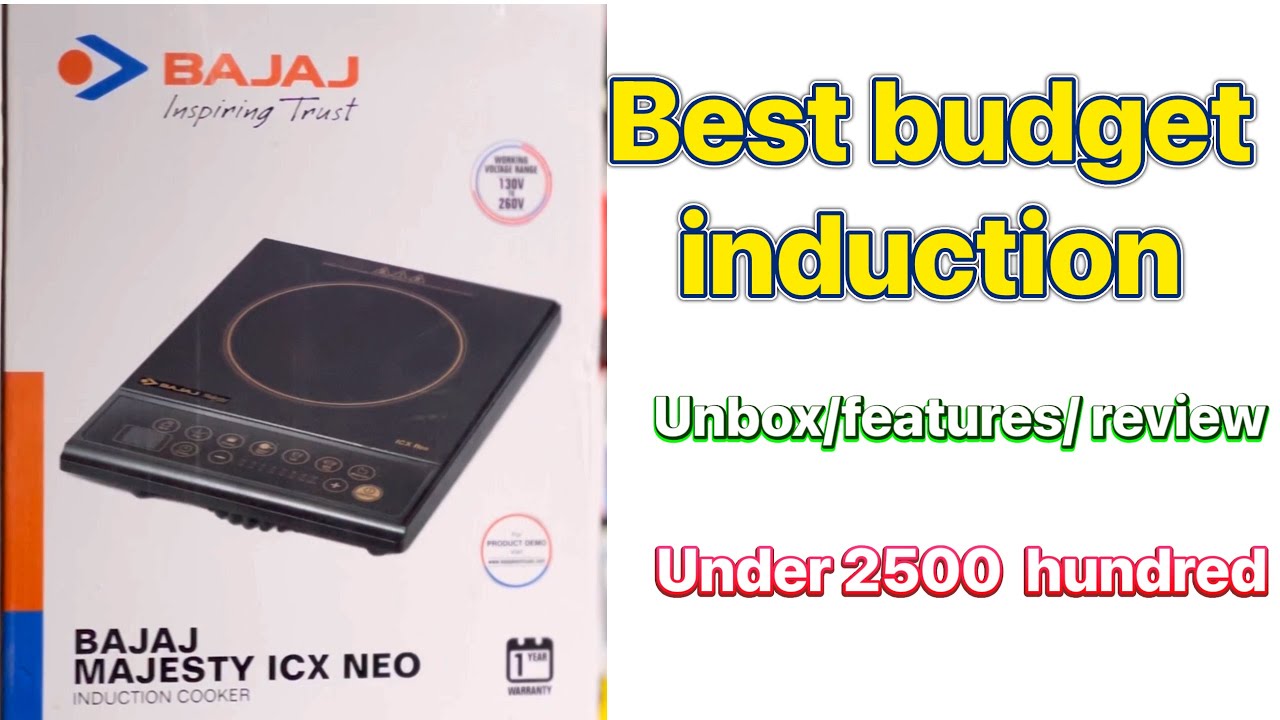 Best Bugget Induction Under 2500 Bajaj Majesty ICX Neo 1600W