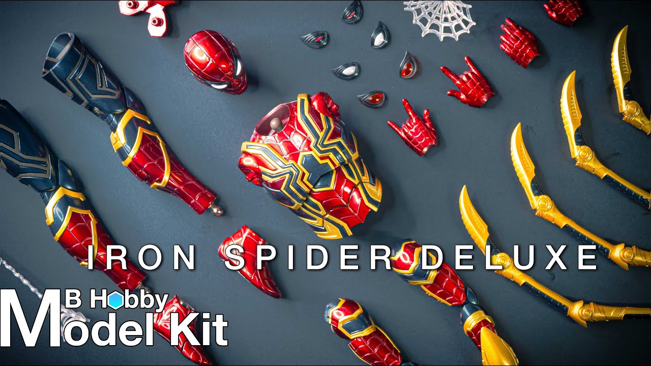 Morstorm Iron Spider Deluxe | Speed Build | Model Kit - YouTube