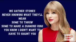 My Tears Ricochet (Lyrics) - Taylor Swift