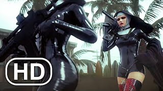 Nuns With Guns Vs Hitman Agent 47 Fight Scene Cinematic HD - Hitman Absolution Cinematics screenshot 1