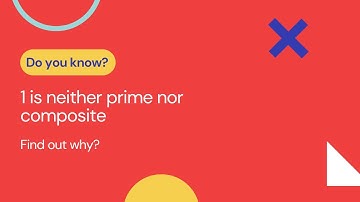Why 1 is neither prime nor composite