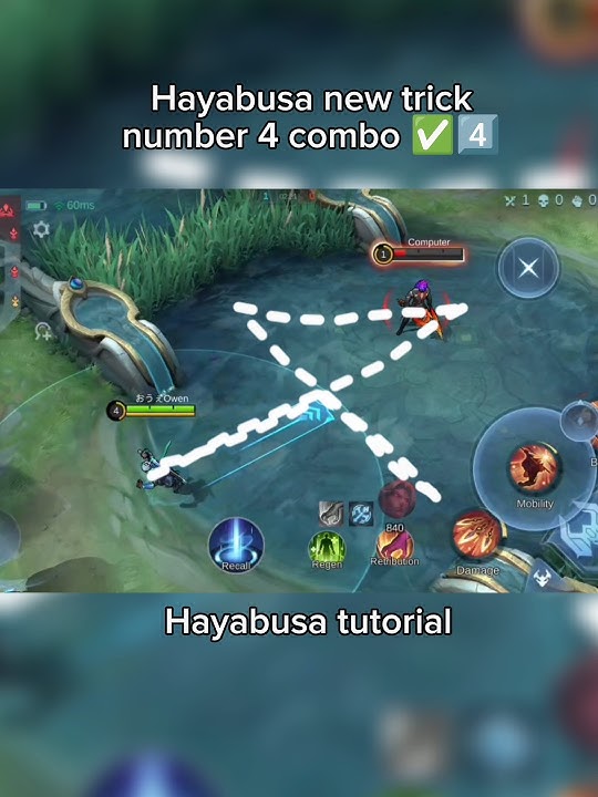 Hayabusa number 4 combo tutorial #mobilelegends #mlbb #hayabusa #tutorial #gamingcommunity #fyp