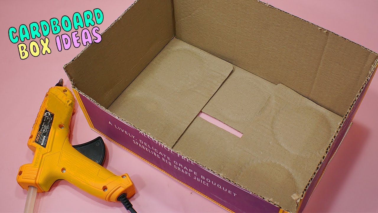 2 😍♻ GREAT RECYCLING IDEAS WITH CARDBOARD BOX - YouTube