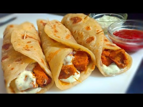 Chicken Rolls Recipe - Street Style - Cook With Lubna