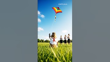 Tập 8 - Capybara thả diều bay cao, Mai làm đứt dây, diều bay mất tiêu. #capybara