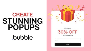 Create Stunning Popups in Bubble.io