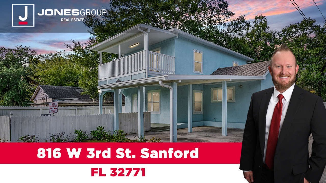 Homes for Sale in Sanford 816 W 3rd St. Sanford, FL 32771 YouTube