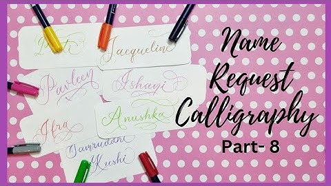 Name calligraphy | Taking 8 request from Comments | Hobby Break