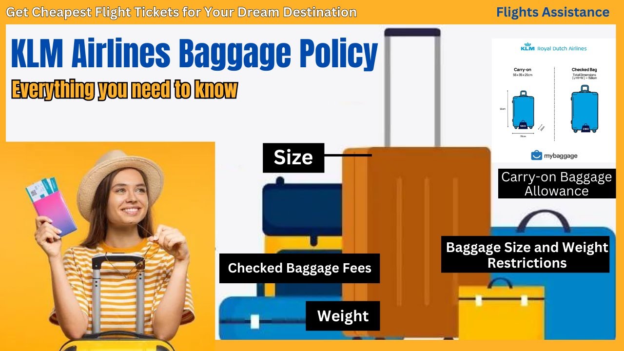 KLM Airlines Baggage Policy || Everything you need to know - YouTube