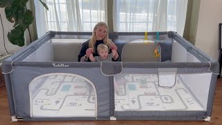 Large Baby Playpen with Mat From Amazon: Mom's Review