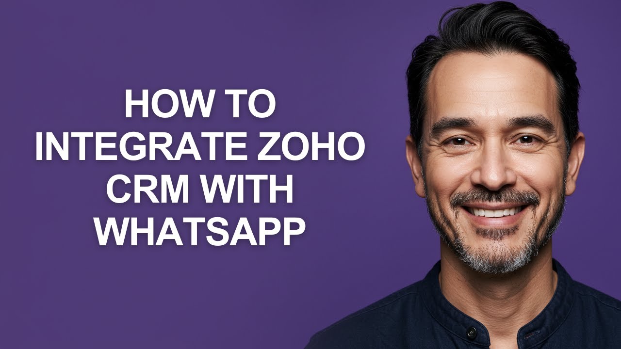 How to Integrate Zoho CRM with Whatsapp - KevinHowTo - YouTube
