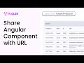 How to share an Angular Component with URL