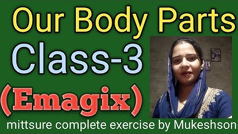 Class-3,lesson-1#Ourbodyparts#environmentalstudies#thegreengeration#mittsure#exerciseby Mukeshsoni