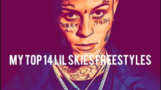 MY TOP 14 LILSKIES FREESTYLES !! 🔥🦋