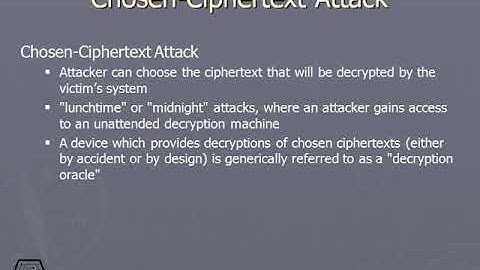 421 Chosen Ciphertext Attack