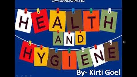 Chapter 5 health and hygiene part 2