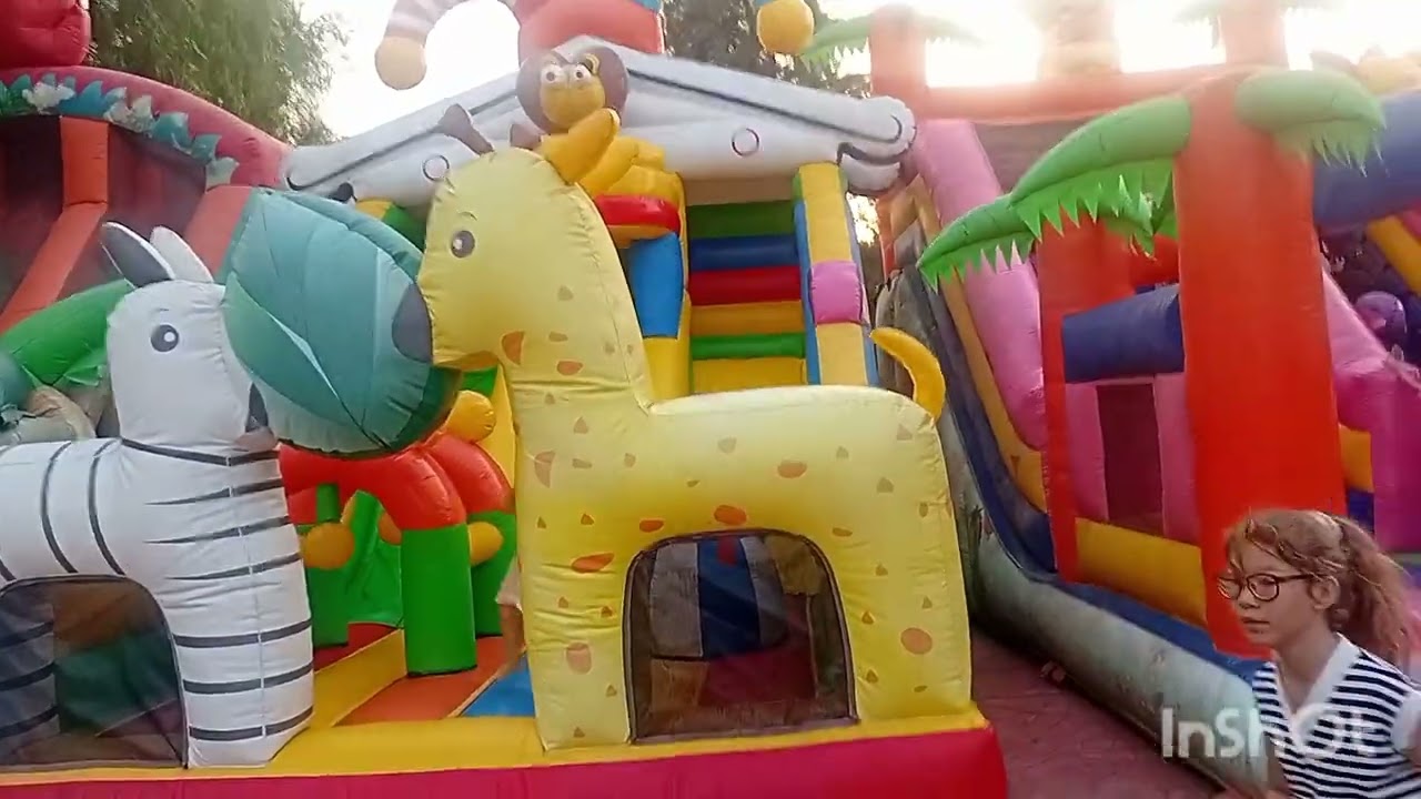 شاركت معاكم جولة  مع ابني في حديقة  الالعاب 