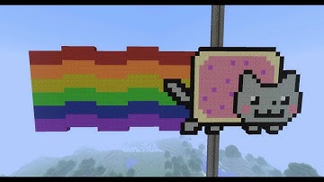 Nyan Cat Timelapse - [Minecraft]