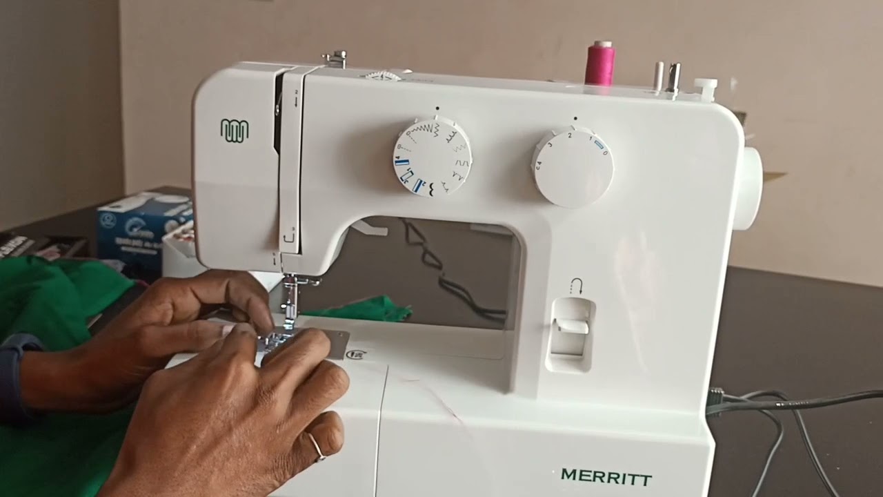 merritt 1409 sewing machine demo in tamil YouTube