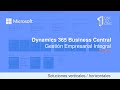 Dynamics 365 Business Central - Gestión Empresarial Integral