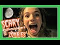 SCARY ROLLERCOASTERS & 💀 ZOMBIES | Flippin' Katie