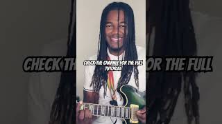 How to play Bob Marley “Guiltiness” on electric Guitar #reggae #livemusic  #bobmarley #guitar