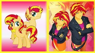My Little Pony GENDER TWINS (Pony and Human Form)!!!