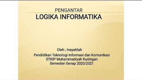Logika Informatika